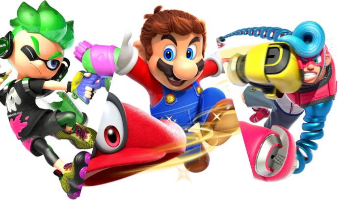 Gli eroi di alcuni videogiochi in esclusiva per Nintendo Switch