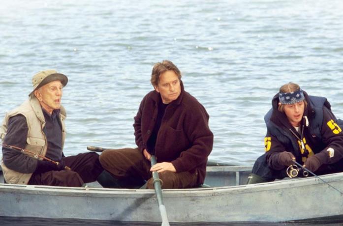 Kirk Douglas e Michael Douglas nel film Vizio di famiglia
