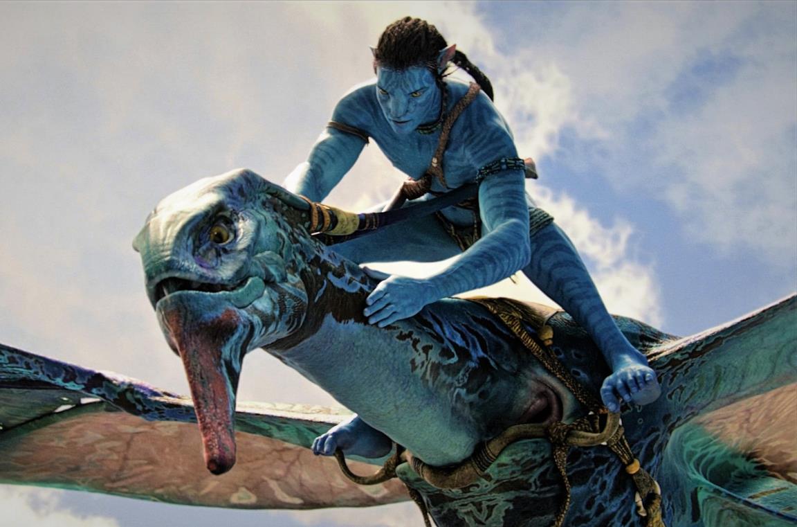 Sam Worthington, in una scena di Avatar