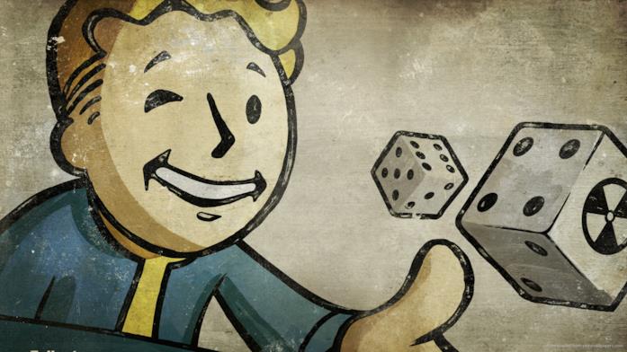 Il Pip-Boy di Fallout lancia dei dadi