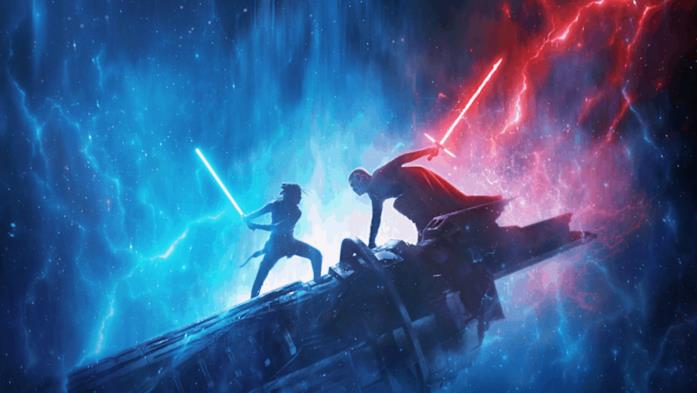 Una scena di Star Wars: L’Ascesa di Skywalker
