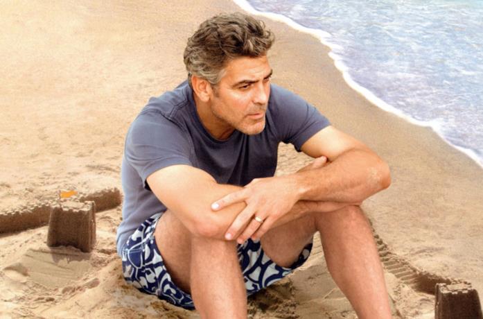 Primo piano di George Clooney