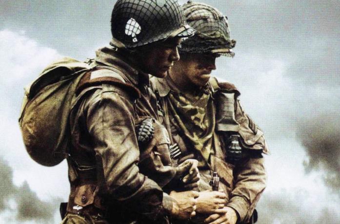 Due soldati americani dalla serie TV Band of Brothers