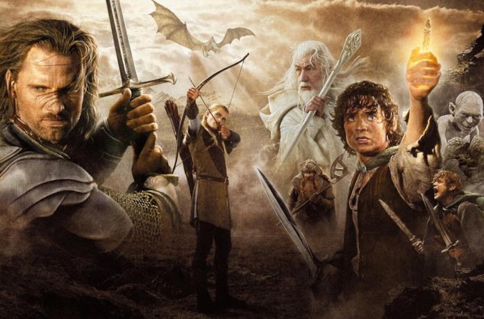 I protagonisti de Il Signore degli Anelli