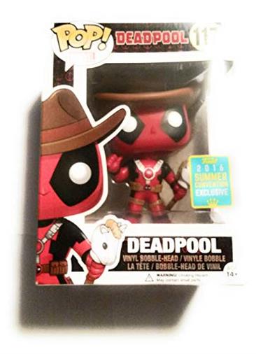 Funko 7493 - Pop Vinyl Figure 117, Deadpool Cowboy Edition