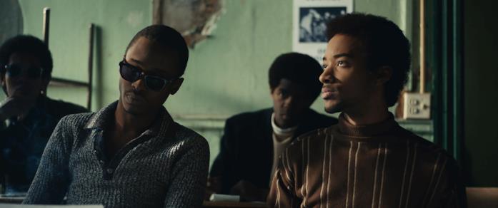 Ashton Sanders è Jimmy Palmer Ashton Sanders e Algee Smith in una scena di Judas and the Black Messiah
