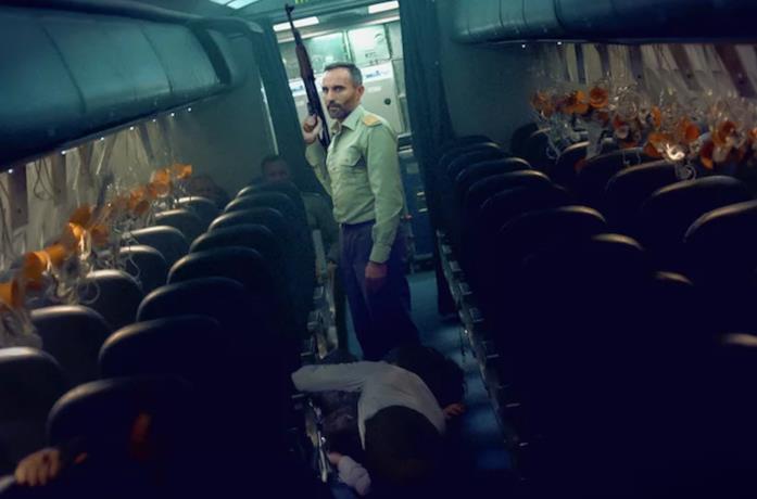 Una scena di Un volo ad alta tensione