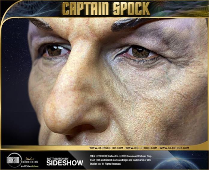 Capitan Spock Capitan Spock statua da collezione - dettaglio occhi