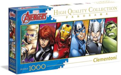 Clementoni The Avengers Disney Panorama Collection Puzzle, 1000 Pezzi
