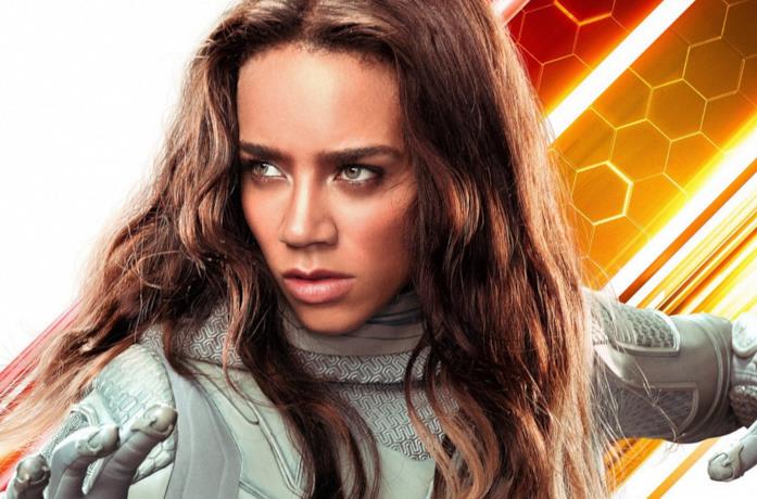 Primo piano di Hannah John-Kamen in Ant-Man and the Wasp