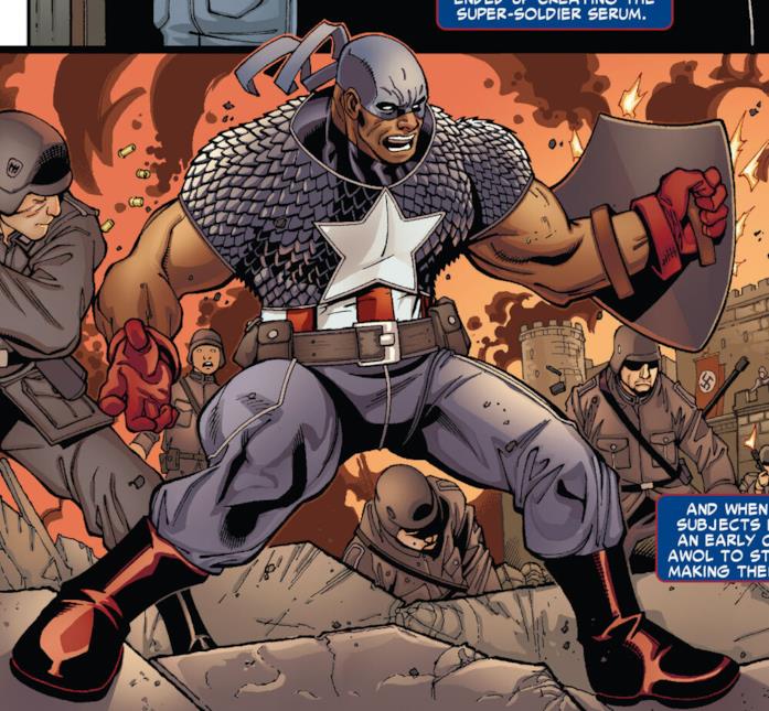 I Capitan America della storia a fumetti Isaiah Bradley