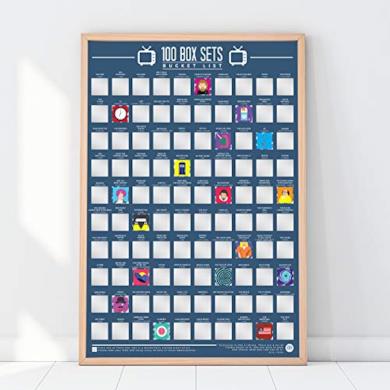 100 Box Sets - Poster da grattare