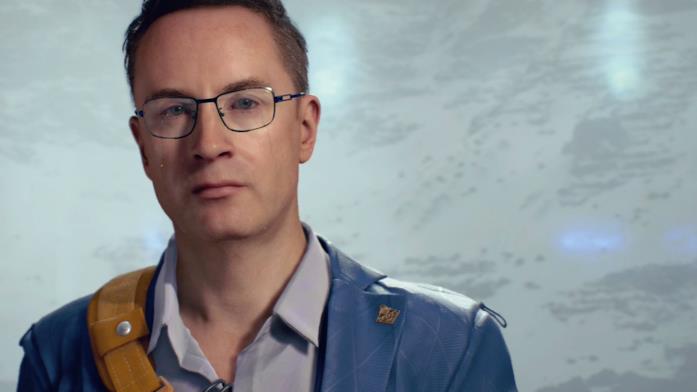 Death Stranding, alla scoperta del personaggio di Nicolas Winding Refn Nicolas Winding Refn in Death Stranding