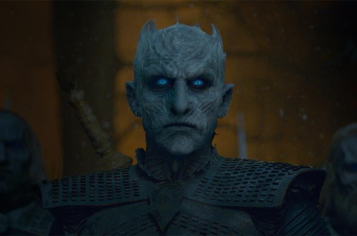 Il Night King in Game of Thrones 8