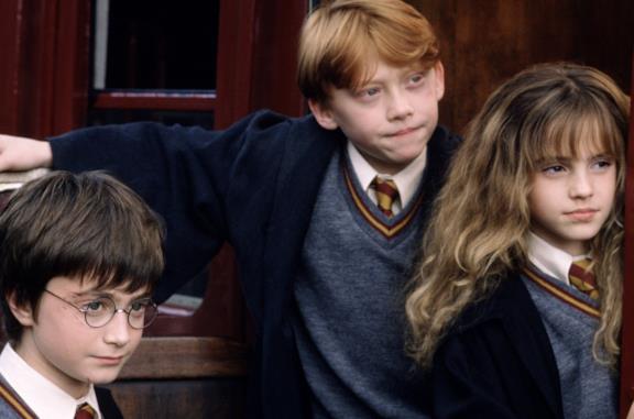 Daniel Radcliffe, Emma Watson e Rupert Grint ne La Pietra Filosofale