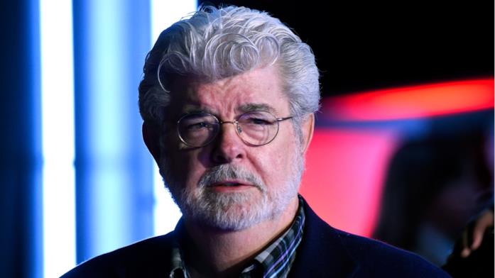 George Lucas alla prima de Il Risveglio della Forza