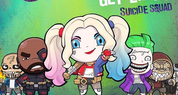 Harley e gli sticker di Suicide Squad