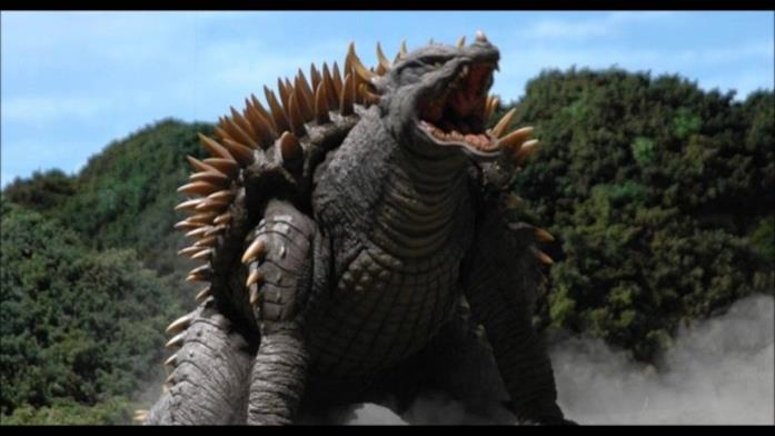 Godzilla Angilas il mostro corazzato Godzilla contro Angilas