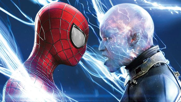 Spider-Man ed Electro di profilo