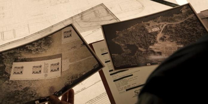 L'orologio dell'asta di Hawkeye era nel complesso degli Avengers Hank Pym mostra la struttura degli Avengers a Scott Lang