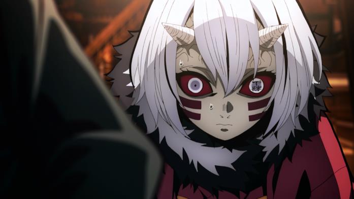Mukago di Demon Slayer Mukago la luna calante