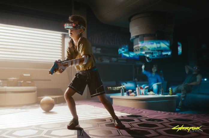 Uno degli splendidi artwork ufficiali di Cyberpunk 2077