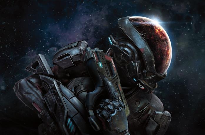 Una key art di Mass Effect