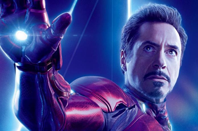 Tony Stark / Iron Man nel poster di Avengers: Endgame