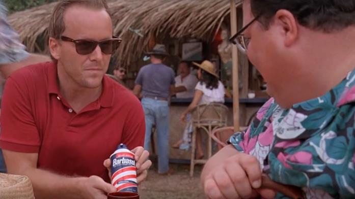 Una scena di Jurassic Park