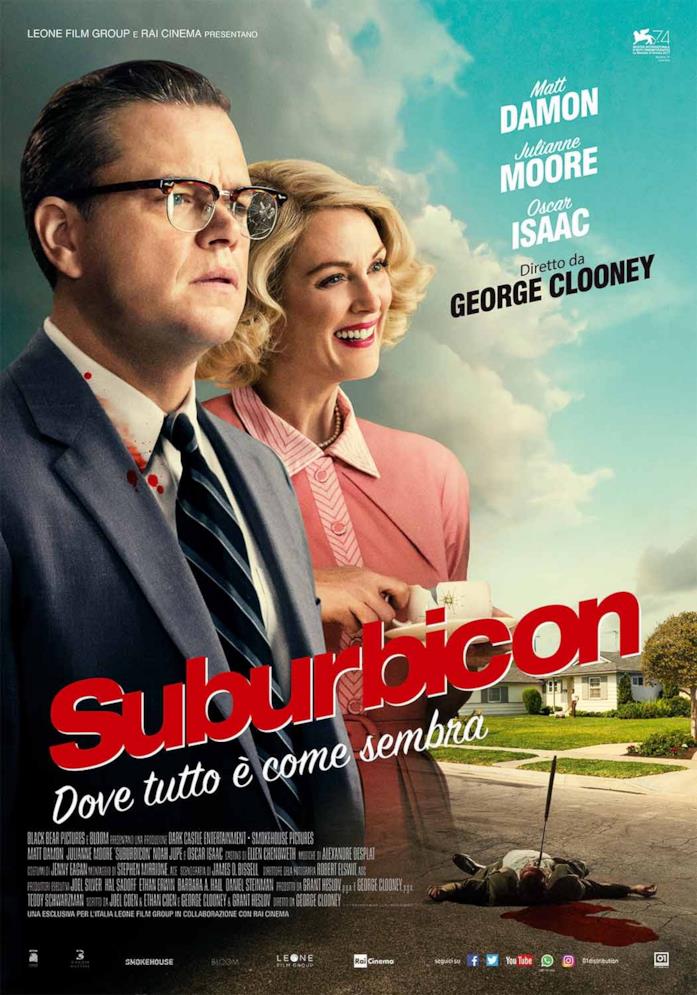 La locandina di Suburbicon Il poster di Suburbicon