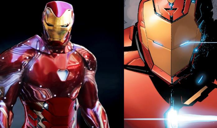 Prime Armor al cinema e nei comic Prime Armor al cinema e nei comic a confronto