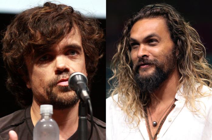 Peter Dinklage e Jason Momoa al San Diego Comic-Con