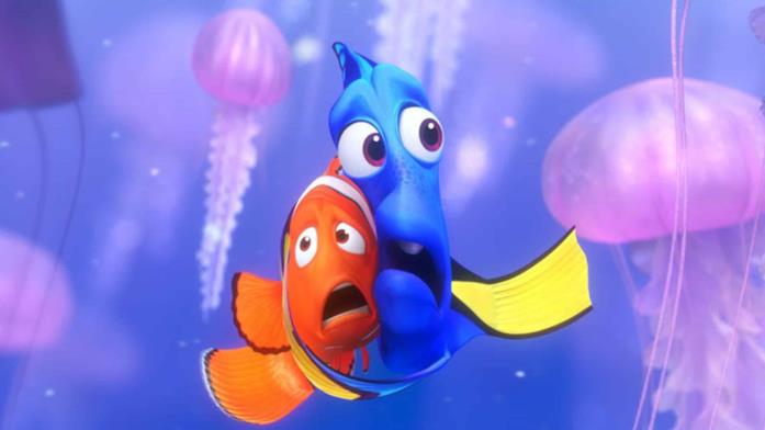 Tutti i cartoni Disney trasmessi dalla Rai a Natale 2020 Una scena di Alla ricerca di Nemo