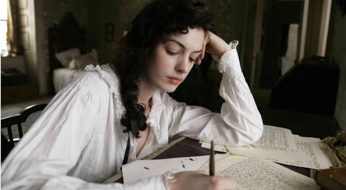 Jane Austen - Becoming Jane Jane Austen scrive in Becoming Jane
