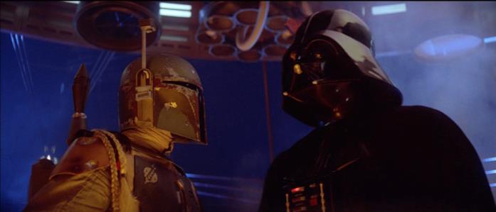 Boba Fett parla con Darth Vader