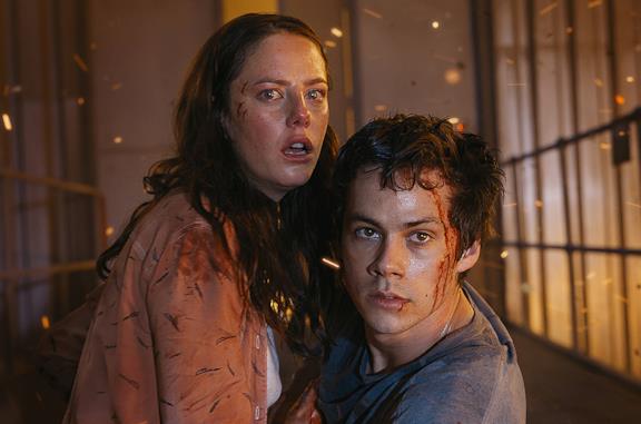 I protagonisti di Maze Runner 3 in una scena