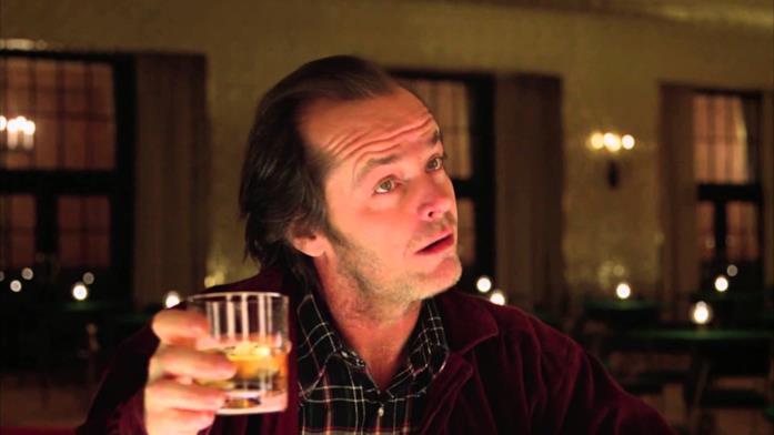 Jack Nicholson nei panni di Jack Torrence in Shining Jack Nicholson