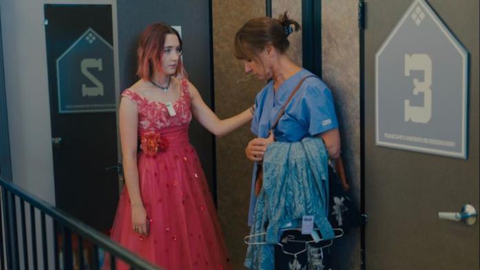 Christine e la madre Christine affronta la madre in Lady Bird