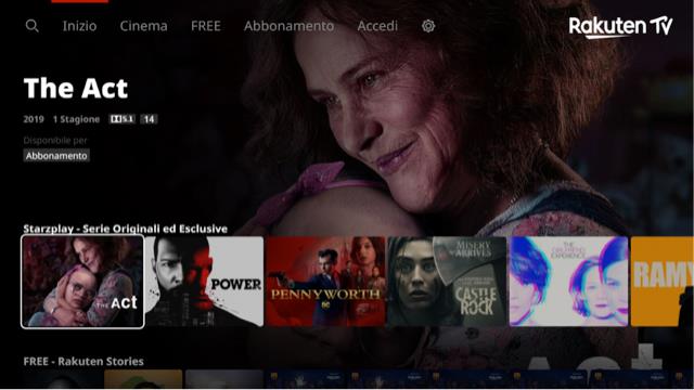 Il canale di STARPLAY è disponibile anche sulla piattaforma Rakuten TV La Home di STARZPLAY su Rakuten TV