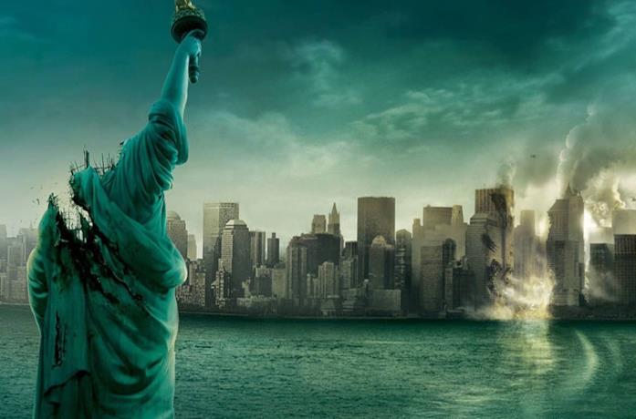 Un'immagine del poster di Cloverfield