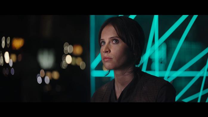Felicity Jones in Rogue One Jones in Rogue One: A Star Wars Story