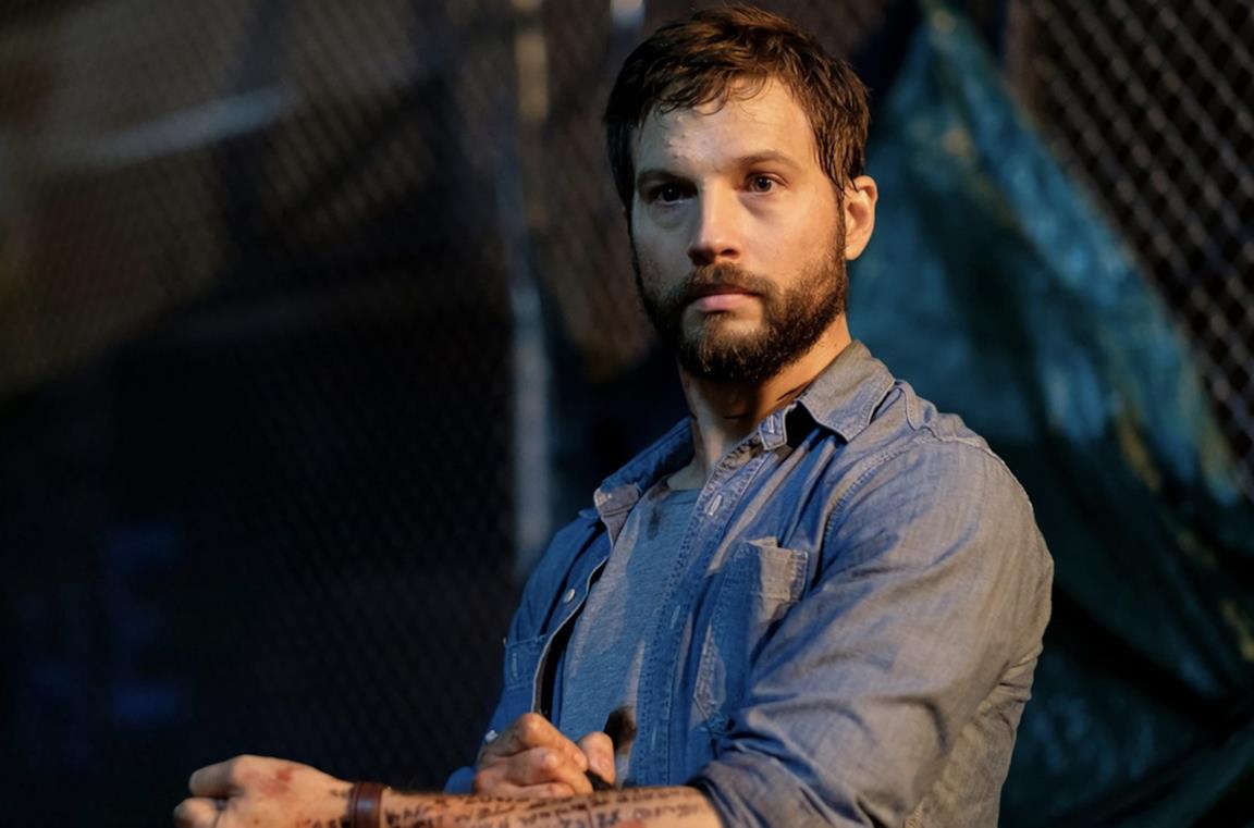 Primo piano di Logan Marshall-Green in Upgrade
