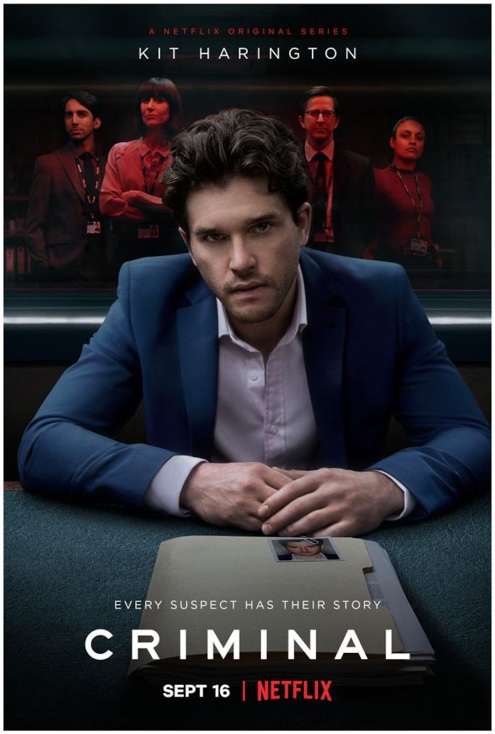 Kit Harington nella seconda stagione di Criminal Kit Harington in un poster di Criminal 2