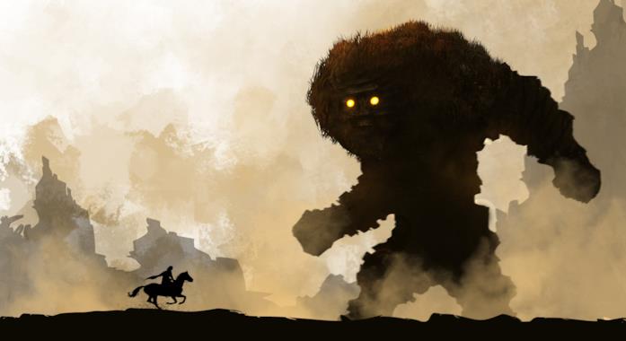 Uno splendido artwork di Shadow of the Colossus