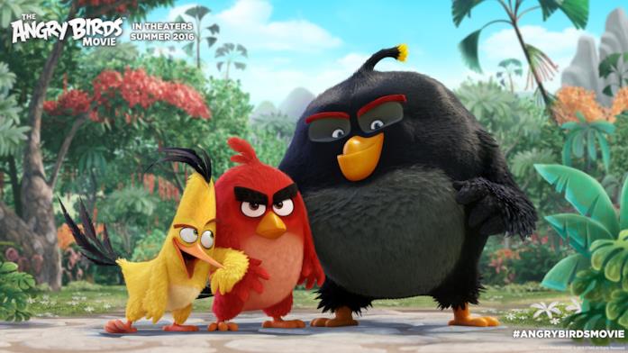 I protagonisti di Angry Birds Il trio di Angry Birds protagonisti del film in arrivo a febbraio 2016