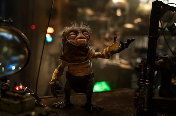 Babu Frik in una scena di Star Wars: L'ascesa di Skywalker