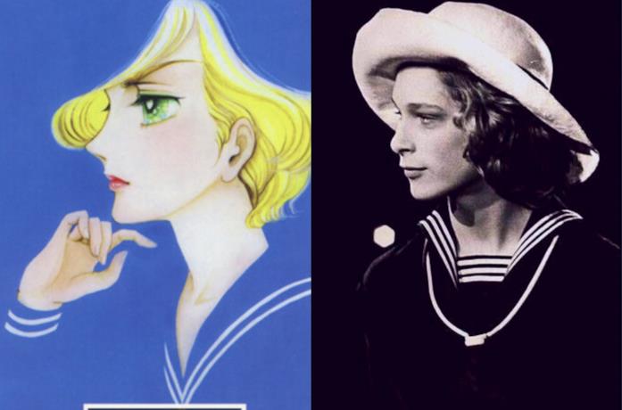 Gilbert e Tadzio Una comparazione tra un'illustrazione del manga Il poema del vento e degli alberi e una foto di Tadzio