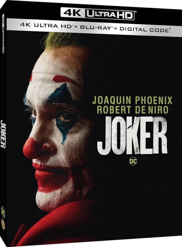 Joker home video Joker home video 4k + blu-ray + digital code