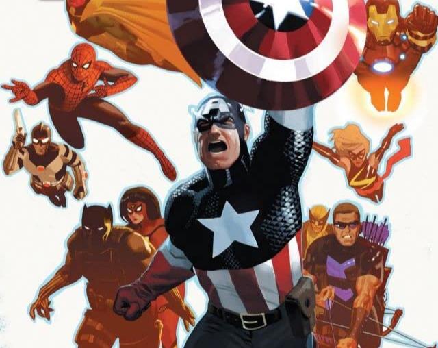 Terra-616, dove tutto ebbe inizio Dettaglio della cover di Avengers #19