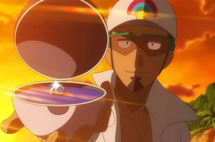 L'anime di Pokémon: anello nella sfera Poké